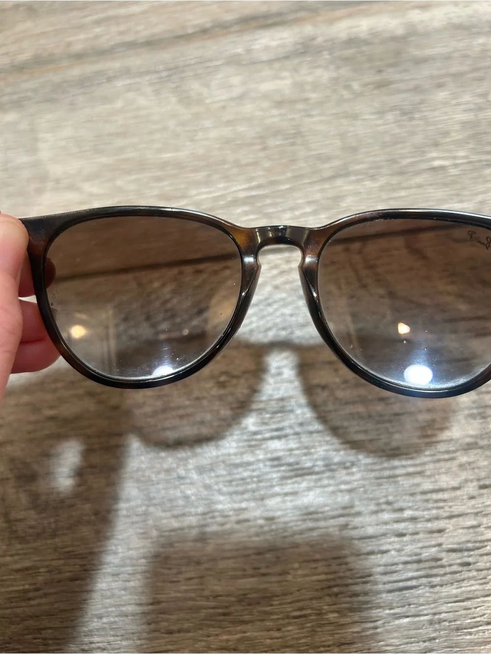 Ray-Ban Erika RB4171 Polarized Sunglasses Tortoise Brown 710/T5 54mm